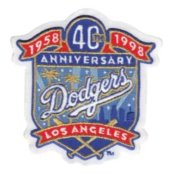 LA Dodgers 40th Anniversary Patch