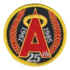 Los Angeles Angels 25th Anniversary Patch