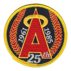 Los Angeles Angels 25th Anniversary Patch