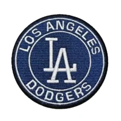 Los Angeles Dodgers LA Round Team Logo Patch
