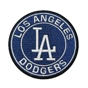 Los Angeles Dodgers LA Round Team Logo Patch