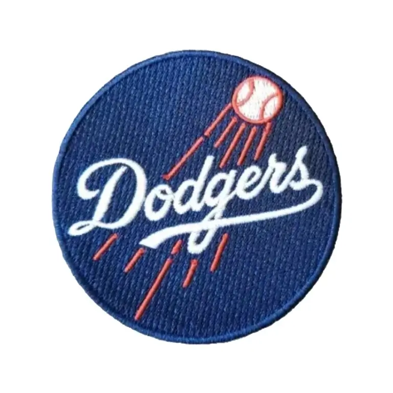Los Angeles Dodgers Retro Round Logo Patch 1 Los Angeles Dodgers Retro Round Logo Patch