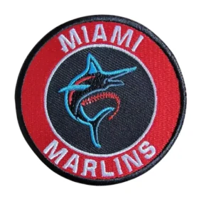 Miami Marlins Baseball Team Logo Patch