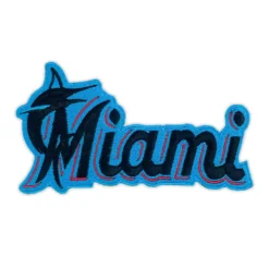 Miami Marlins Script Logo Patch