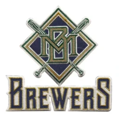 Milwaukee Brewers Retro MB Logo Patch