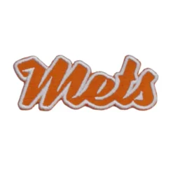 New York Mets Orange Script Logo Patch