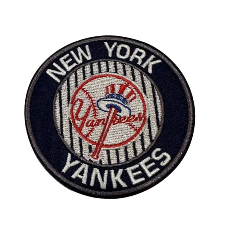 New York Yankees Round Team Logo Patch 1 New York Yankees Round Team Logo Patch