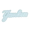 New York Yankees White Team Logo Patch 2 New York Yankees White Logo Patch
