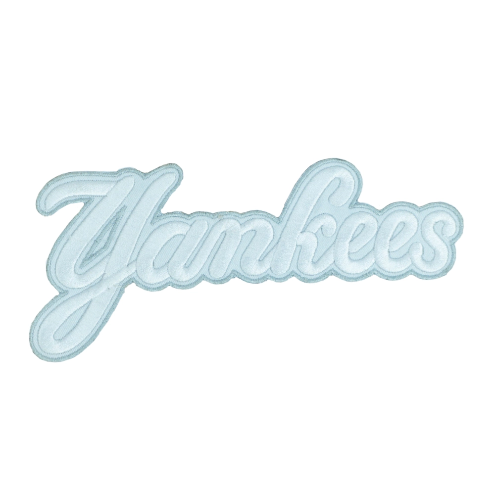 New York Yankees White Team Logo Patch 1 New York Yankees White Logo Patch
