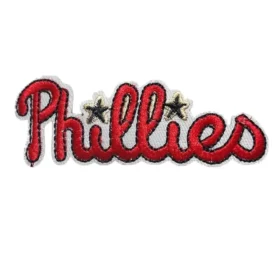 Philadelphia Phillies Retro Star Script Logo Patch