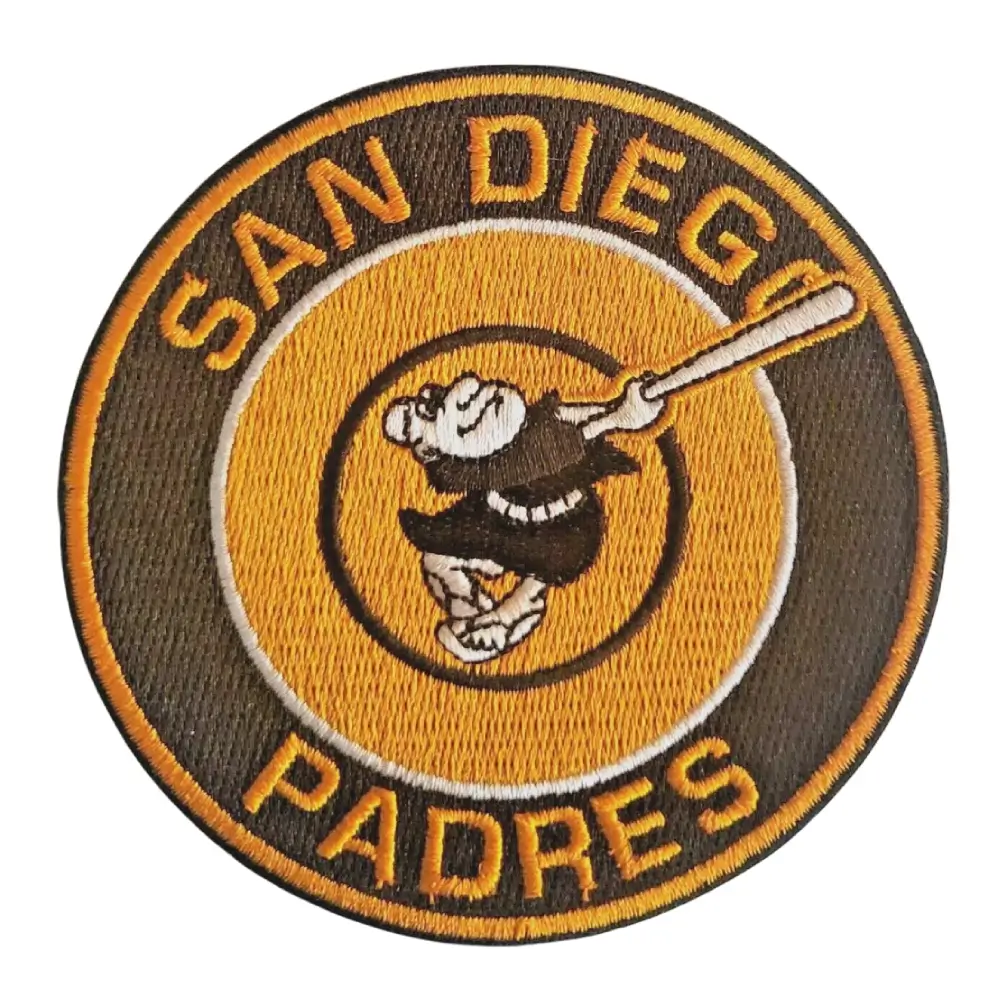 San Diego Padres Swinging Friar Logo Patch 1 San Diego Padres Swinging Friar Logo Patch