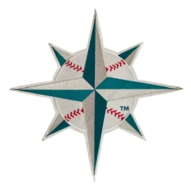 Seattle Mariners Compass Rose Baseball Logo Patch