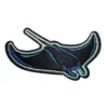 Tampa Bay Devil Rays Vintage Black Ray 2018 Logo Patch