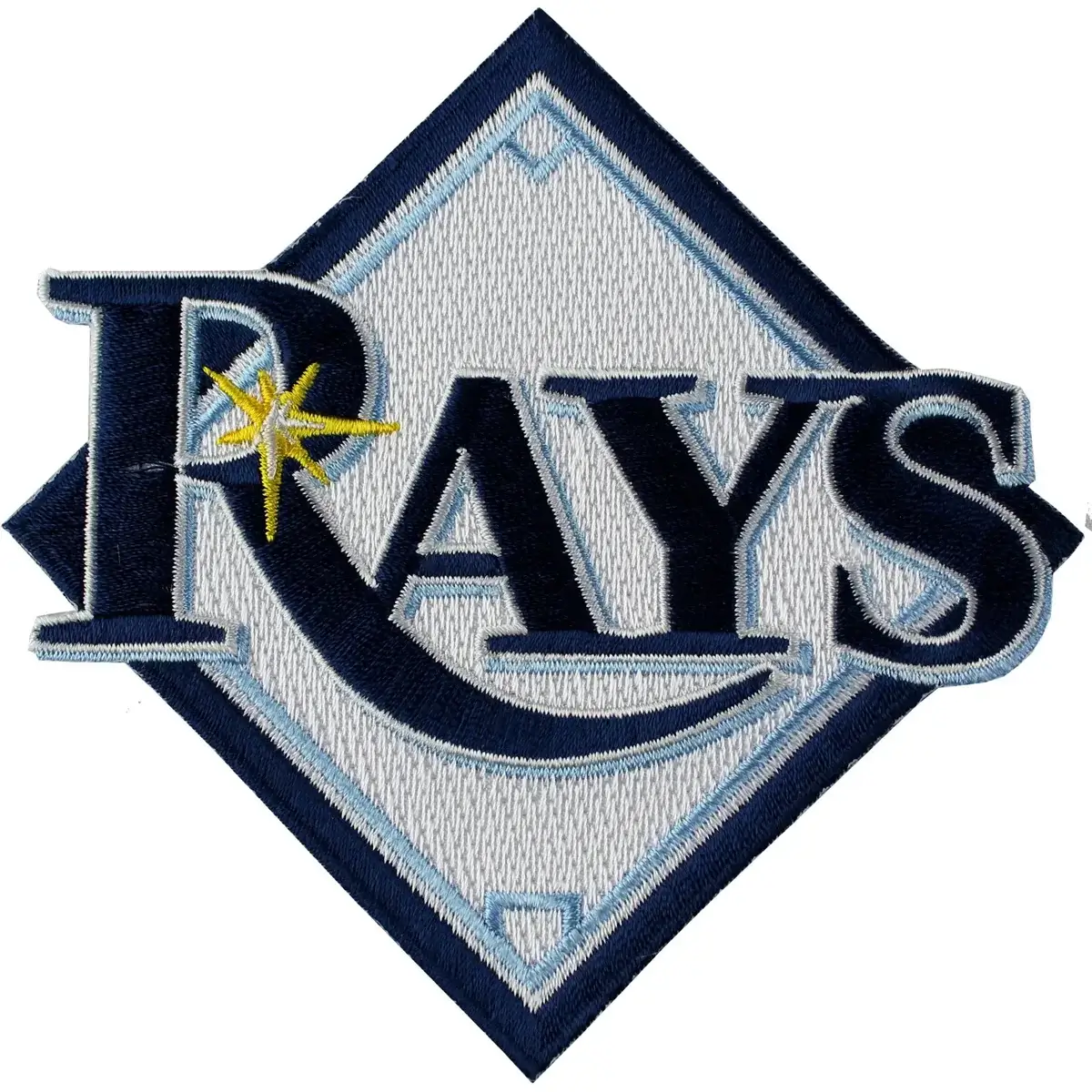 Tampa Bay Rays Logo Embroidered Patch 1 Tampa Bay Rays Logo Embroidered Patch