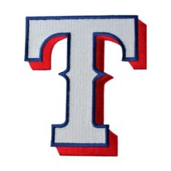 Texas Rangers Classic White T Cap Logo Embroidered Patch