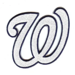 Washington Nationals White W Logo Patch