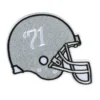 Dallas Cowboys 1971 Championship Silver Helmet Patch 2 Dallas Cowboys 1971 Championship Silver Helmet Patch