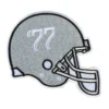 Dallas Cowboys 1977 Championship Silver Helmet Patch
