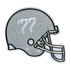 Dallas Cowboys 1977 Championship Silver Helmet Patch