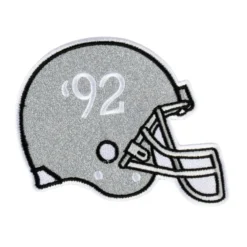 Dallas Cowboys 1992 Championship Silver Helmet Patch