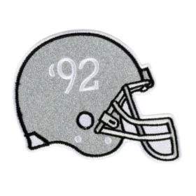 Dallas Cowboys 1992 Championship Silver Helmet Patch
