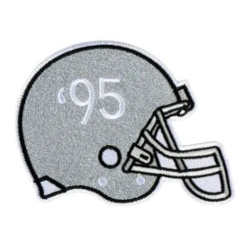 Dallas Cowboys 1995 Championship Silver Helmet Patch
