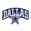 Dallas Cowboys Arch Wordmark Star Logo Embroidered Patch