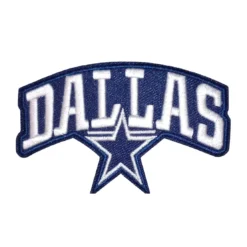 Dallas Cowboys Arch Wordmark Star Logo Embroidered Patch