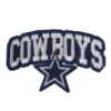 Dallas Cowboys Arched Wordmark Star Logo Patch