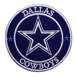 Dallas Cowboys Round Star Logo Embroidered Patch