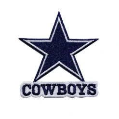 Dallas Cowboys Star Wordmark Embroidered Logo Patch