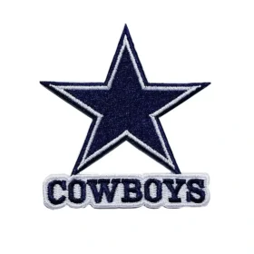 Dallas Cowboys Star Wordmark Embroidered Patch