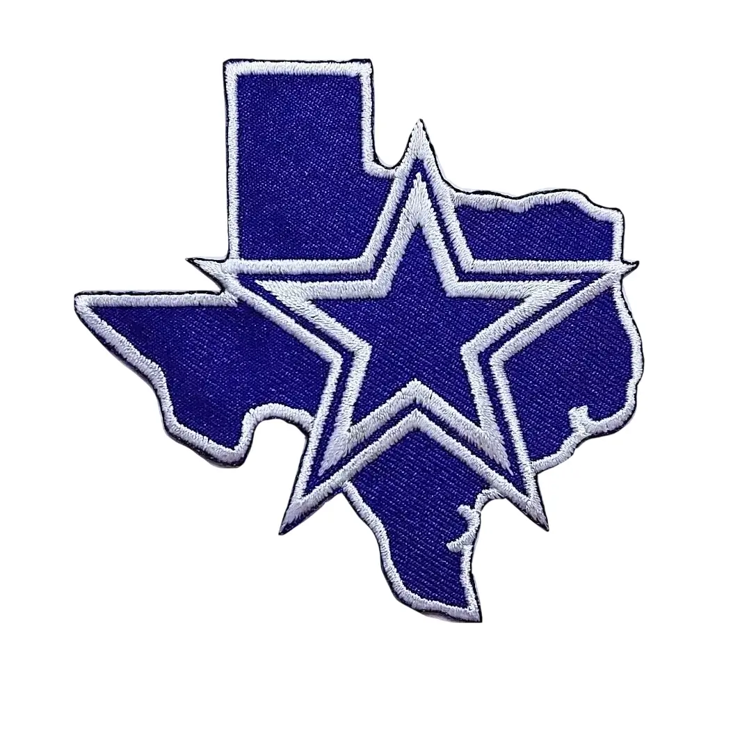 Dallas Cowboys Texas State Star Logo Patch 1 Dallas Cowboys Texas State Star Logo Embroidered Patch