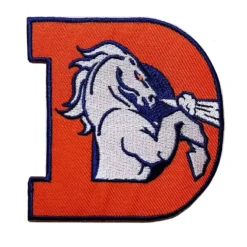 Denver Broncos Classic D Horse Embroidered Logo Patch
