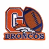 Denver Broncos Go Football Team Logo Patch