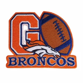 Denver Broncos Go Football Team Logo Patch