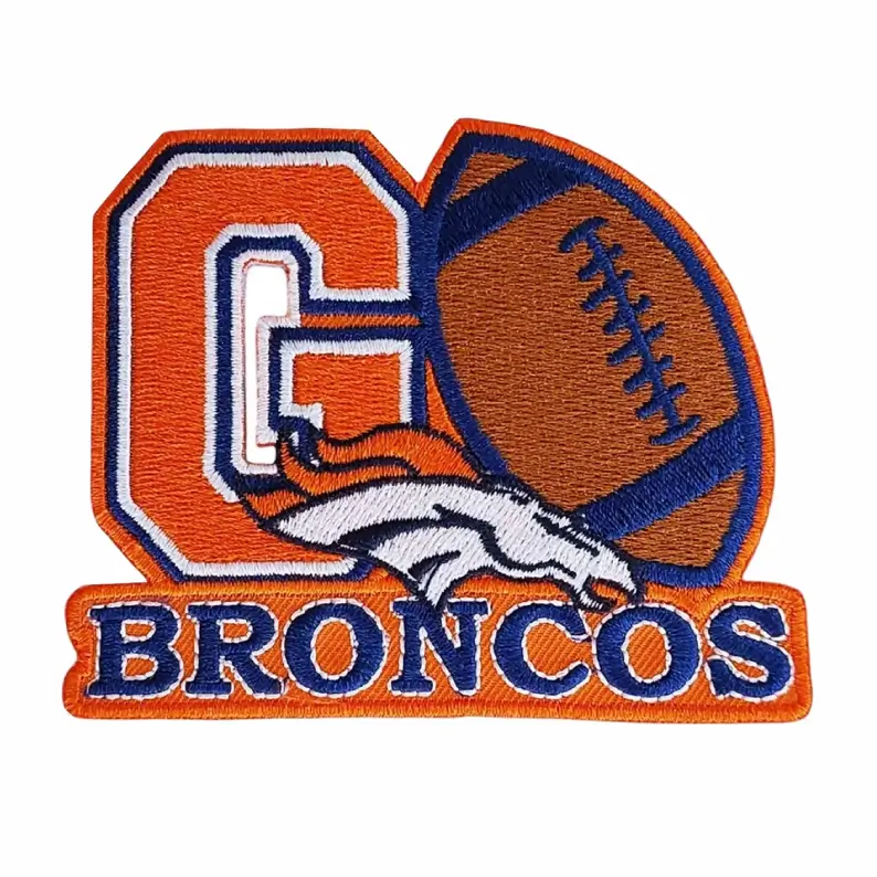 Denver Broncos Go Football Team Logo Patch 1 Denver Broncos Go Football Team Logo Patch