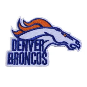 Denver Broncos Horse Head Wordmark Patch