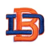 Denver Broncos Interlocking DB Logo Embroidered Patch