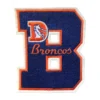Denver Broncos Retro Letter B Logo Patch