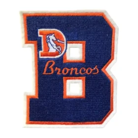 Denver Broncos Retro Letter B Logo Patch