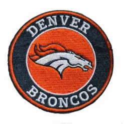 Denver Broncos Round Horse Head Logo Patch