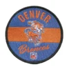 Denver Broncos Round NFL Logo Patch