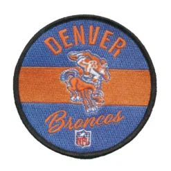 Denver Broncos Round NFL Logo Patch