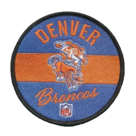 Denver Broncos Vintage Round NFL Logo Patch
