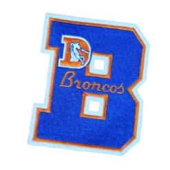 Denver Broncos Vintage Style Letter B Embroidered Patch