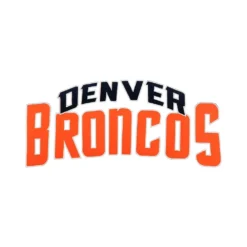 Denver Broncos Wordmark Embroidered Sports Logo Patch