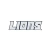 Detroit Lions Black Outline Script Logo Patch 2 Detroit Lions Black Outline Script Logo Embroidered Patch