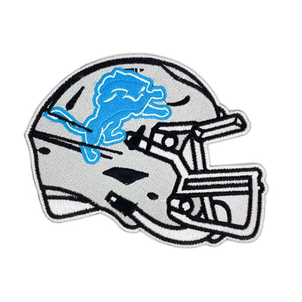 Detroit Lions Football Helmet Logo Patch 1 Detroit Lions Football Helmet Logo Patch