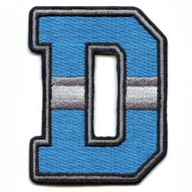 Detroit Lions Letter D Logo Patch